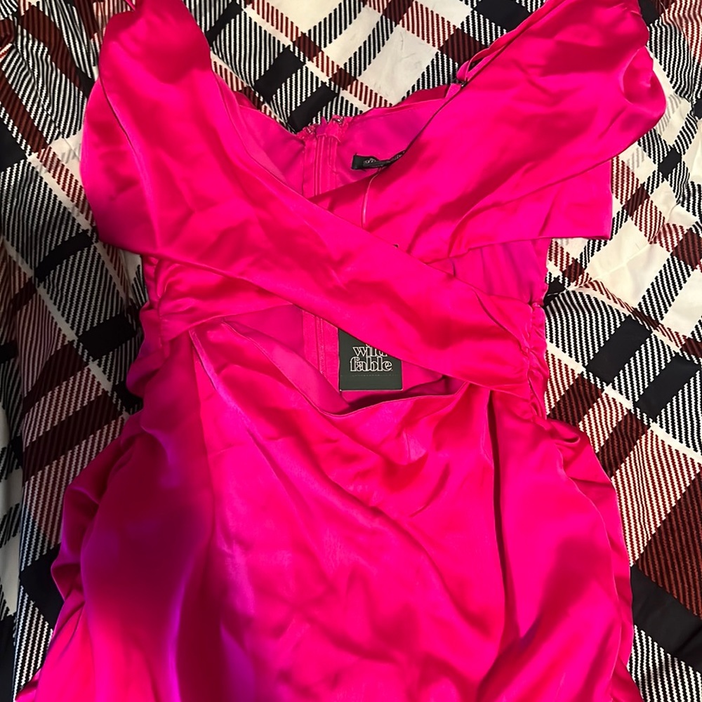 This is a hot pink dress from target brand new with tags